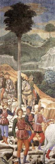 GOZZOLI, Benozzo Procession of the Magi Spain oil painting art
